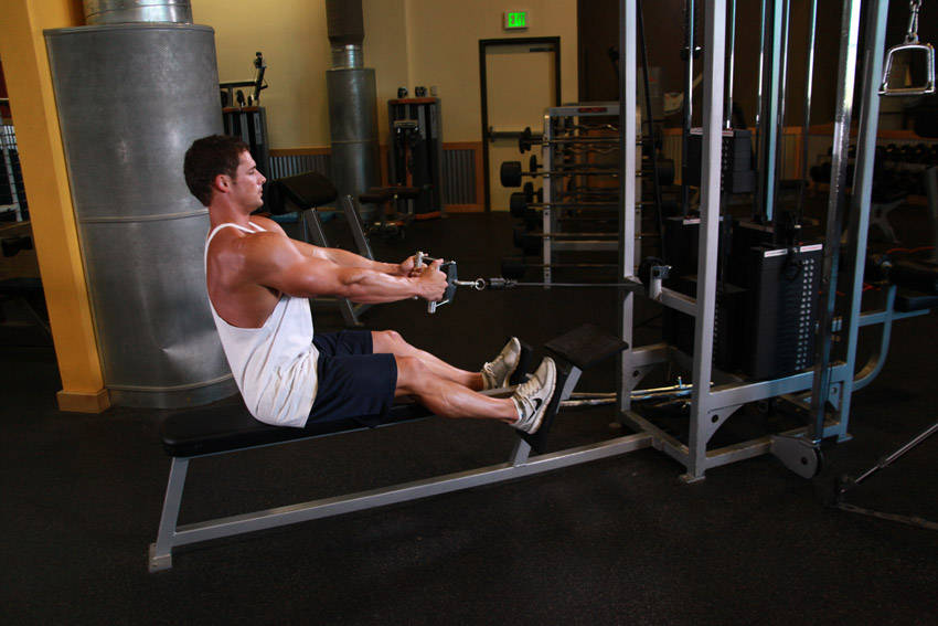 Seated Cable Row start position