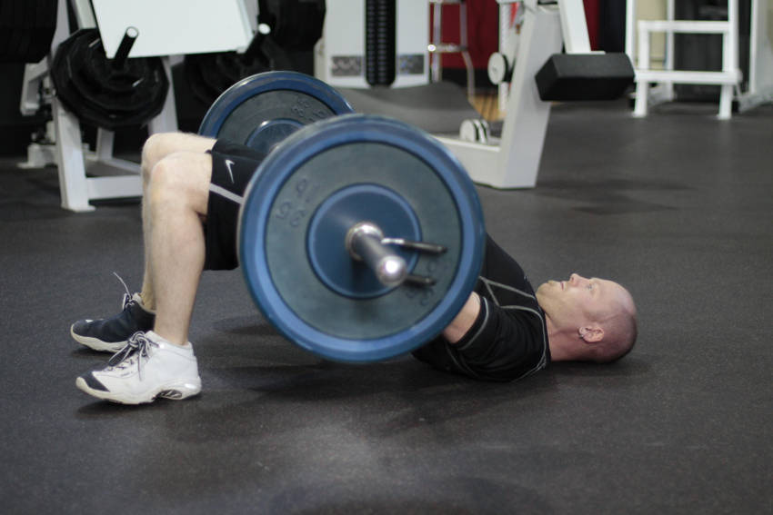Glute Bridge: finish position
